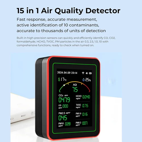 Indoor Air monitoring  (PM2.5,CO,CO2,TVOC)